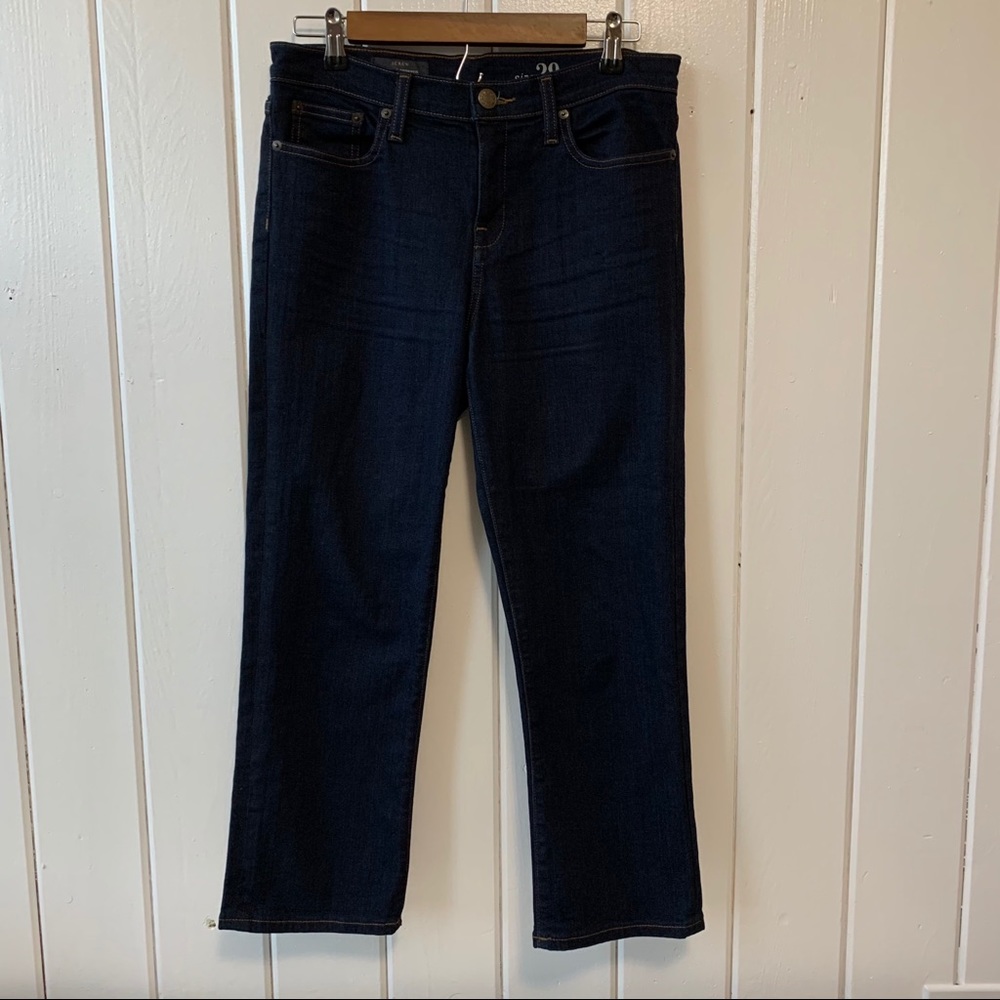 J. Crew Vintage Cropped Jeans Size 29 in Dark Blue